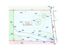 PLAN TERRAIN 427 M²
