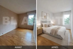 chambre avant apres