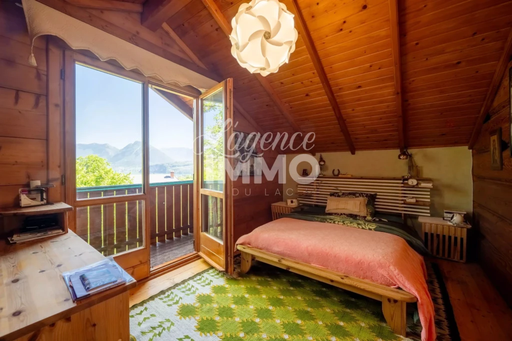 448 chemin du buloz chalet l'agence immo st jorioz vue lac