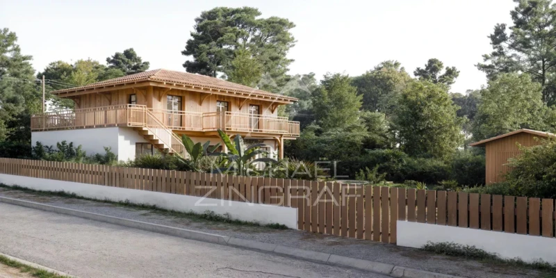 villa maison vue bassin d'arcachon vue mer