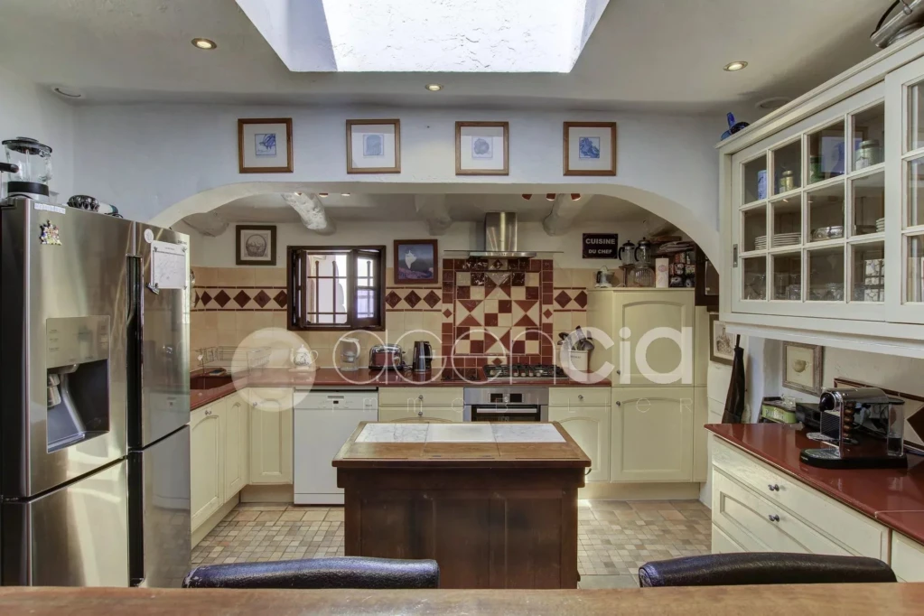 Cuisine Acier inoxydable Carrelage