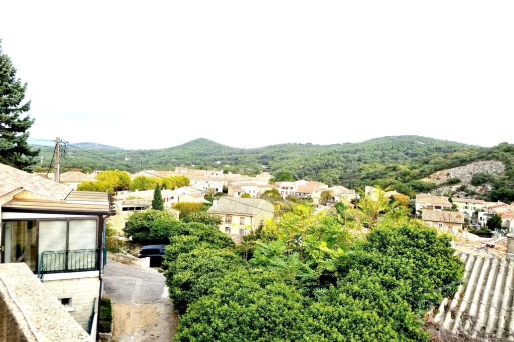 très belle vue sur le village