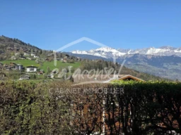 la vue sur les Aravis