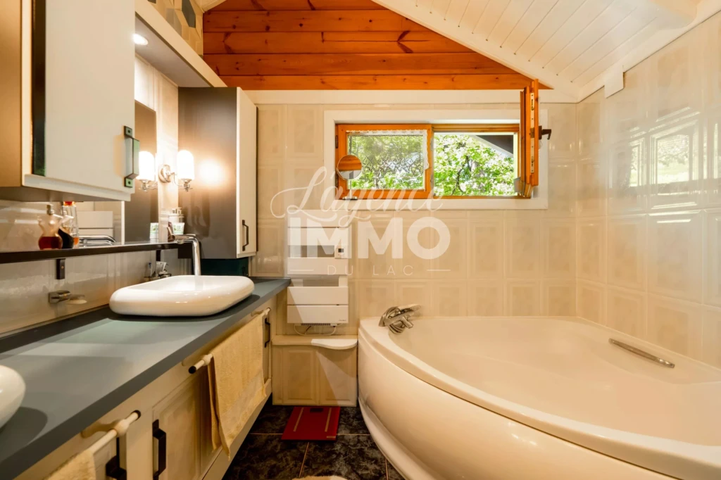 448 chemin du buloz chalet l'agence immo st jorioz vue lac