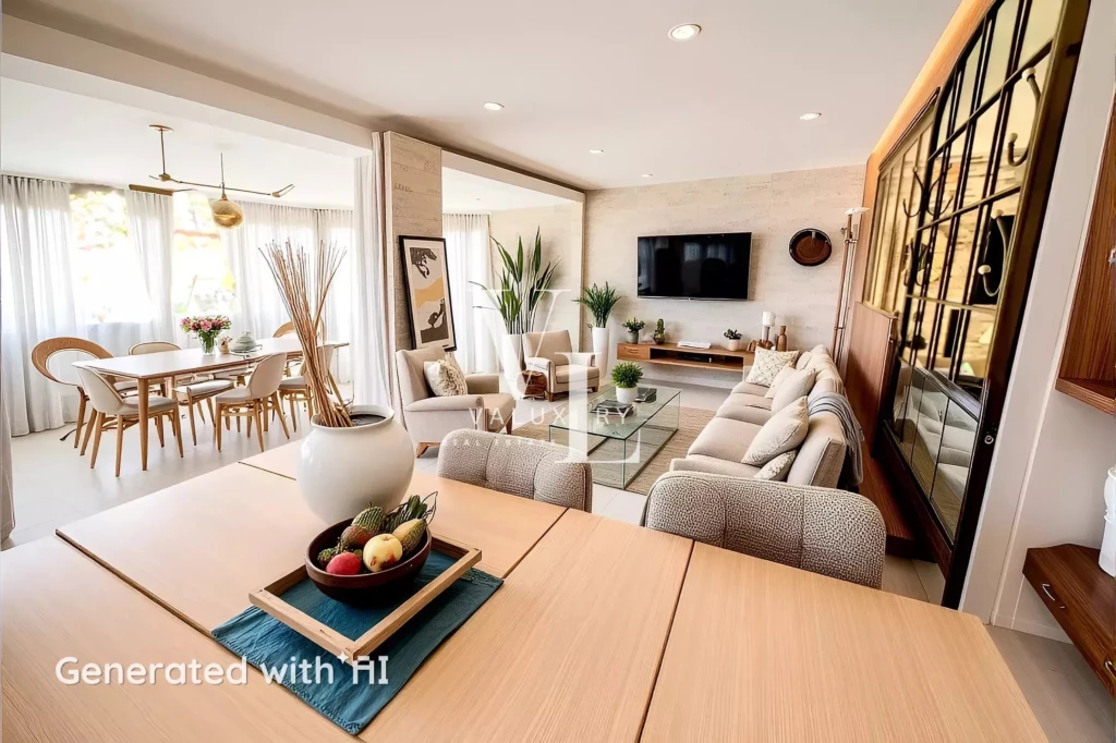 IMAGE GENEREE AVEC I.A POUR DU HOME STAGING