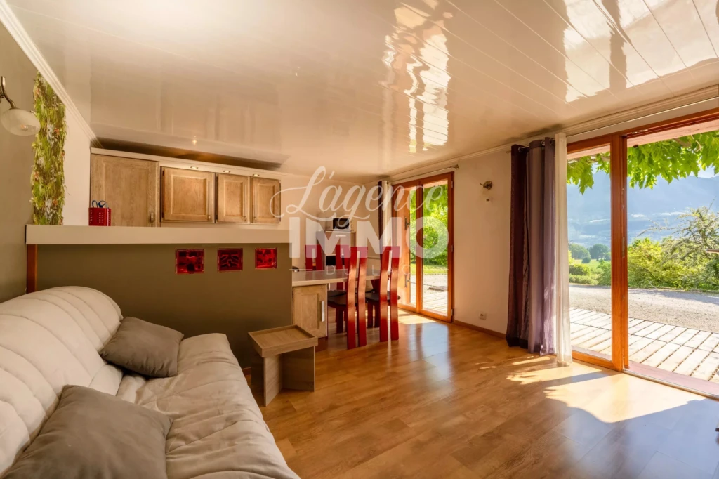 448 chemin du buloz chalet l'agence immo st jorioz vue lac