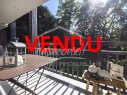 balcon donnant sur jardin et Mont Joly