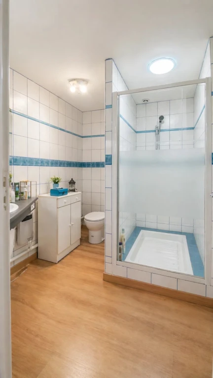 salle de douche de la chambre parentale