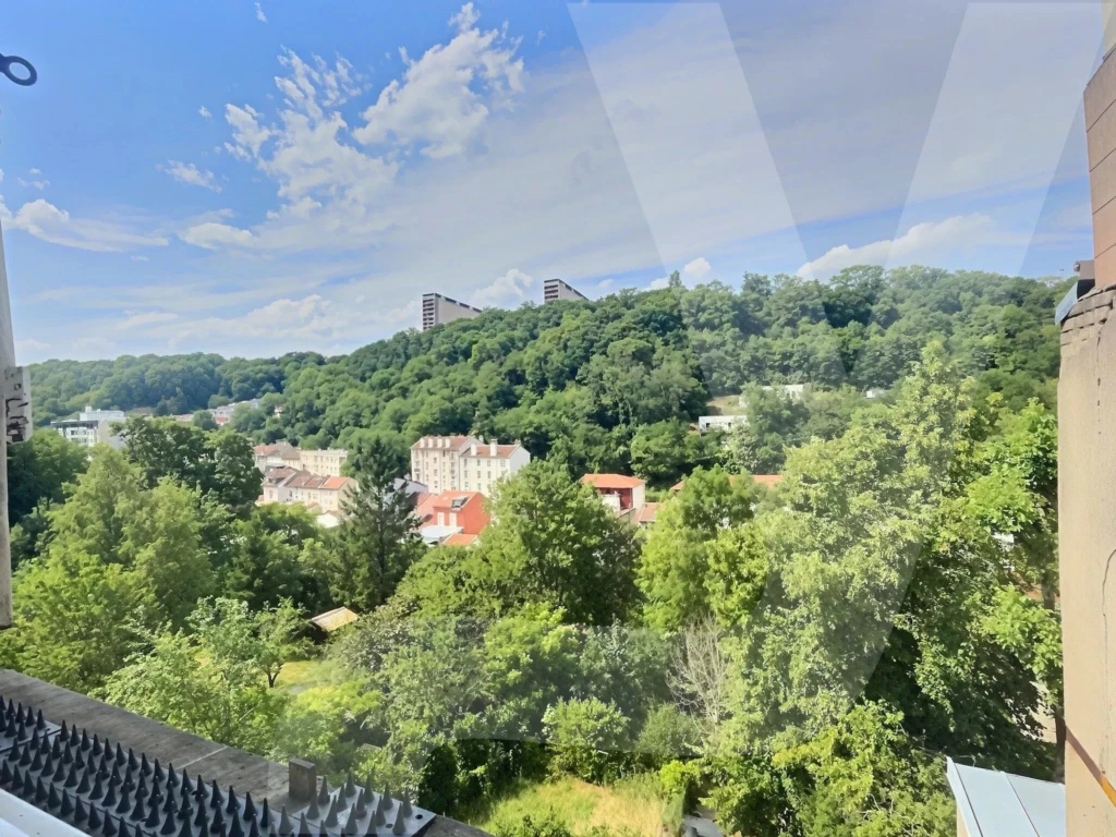 Salon avec vue sur la nature