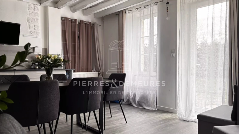 FERMETTE RENOVEE - GRANGE A AUVENT - BATISSE EN PIERRE - MAISON AVEC JARDIN - RESIDENCE SECONDAIRE - VIVRE A LA CAMPAGNE - MAISON A VENDRE A SAINT AOUT - BIEN DE CHARME