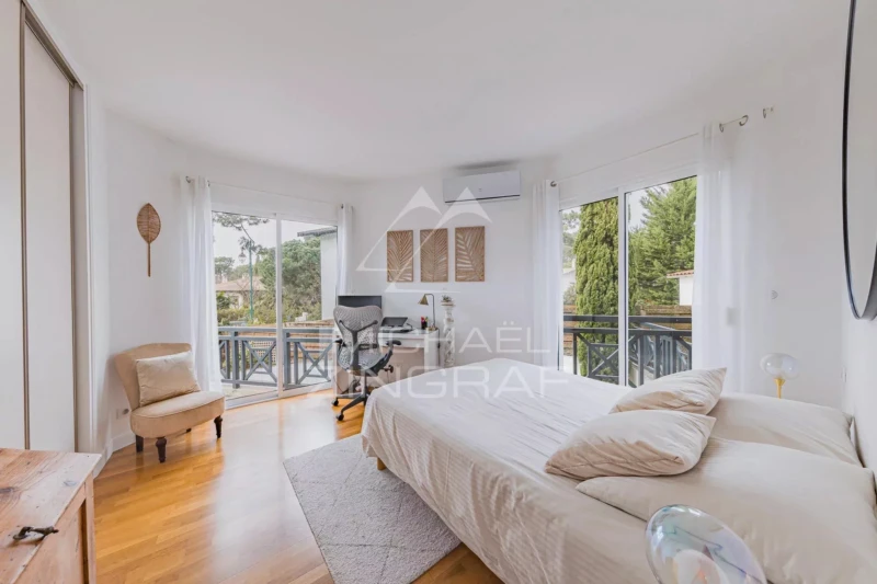 Maison 3 chambres, quartier Abatilles, Bassin d'Arcachon, chambre