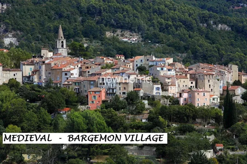 Der Ort Bargemon, Var, Provence-Alpes-Côte d'Azur, Frankreich