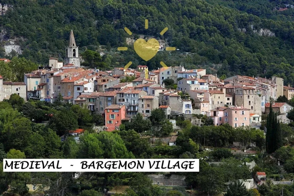 Der Ort Bargemon, Var, Provence-Alpes-Côte d'Azur, Frankreich