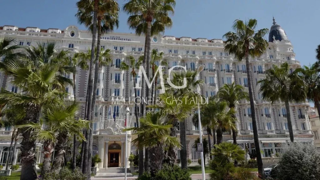 A photo shows the facade of the empty Carlton Hotel in the French Riviera city of Cannes, southern France, on April 27, 2020, on the 42nd day of a lockdown in France aimed at curbing the spread of the