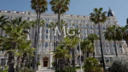 A photo shows the facade of the empty Carlton Hotel in the French Riviera city of Cannes, southern France, on April 27, 2020, on the 42nd day of a lockdown in France aimed at curbing the spread of the