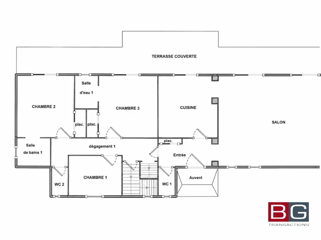 Plan du rez de chaussée