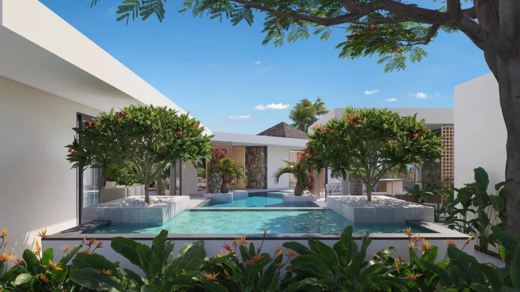 Belle propriété avec piscine et jardin luxuriant. -Elegance Properties