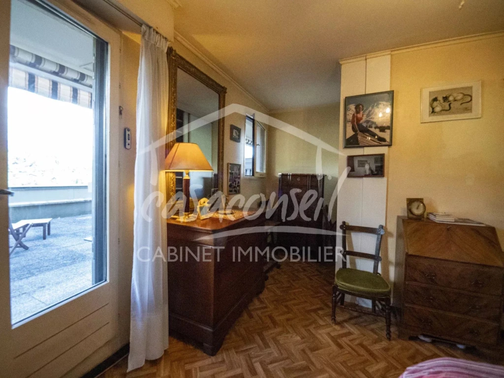La suite donnant sur la terrasse côté Ouest