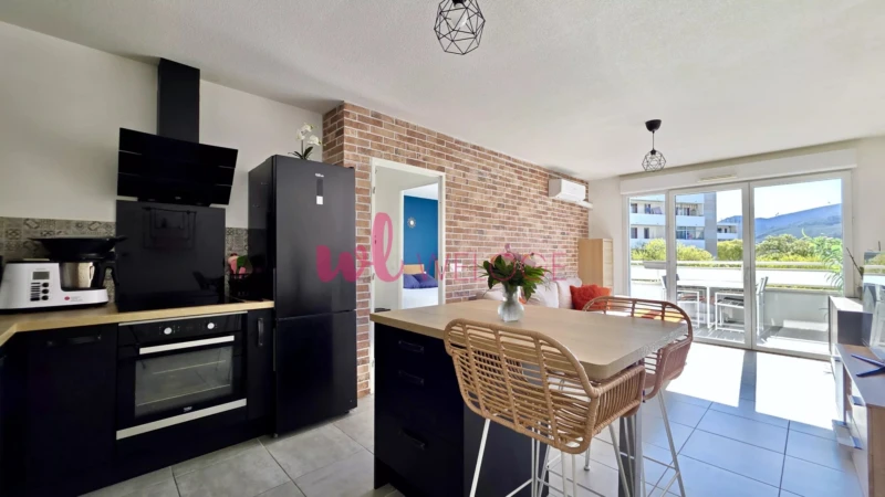 sejour cuisine lumineux ouvert sur terrasse dernier etage residence de 2018