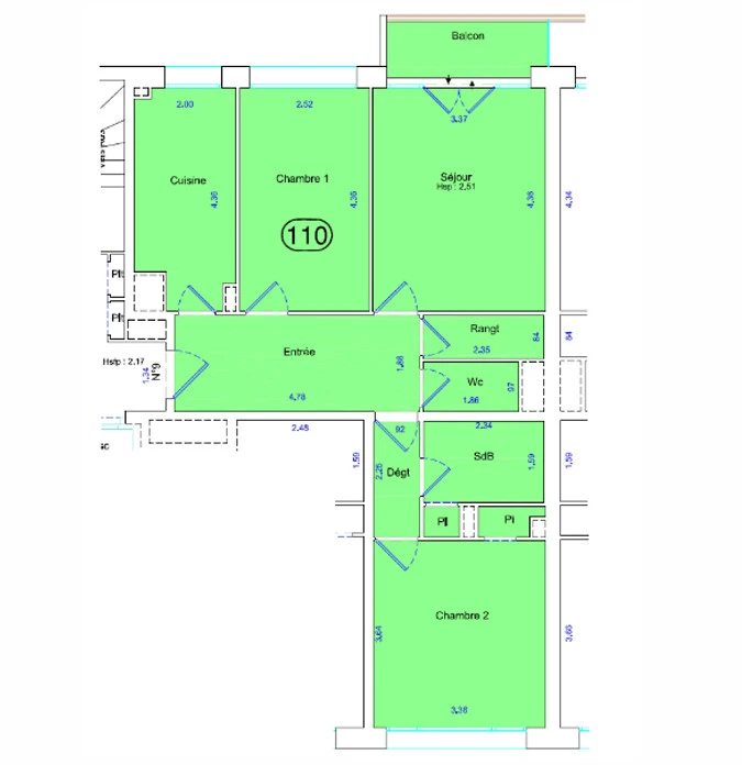Appartement 3 pièces occupé idéal investisseur 5