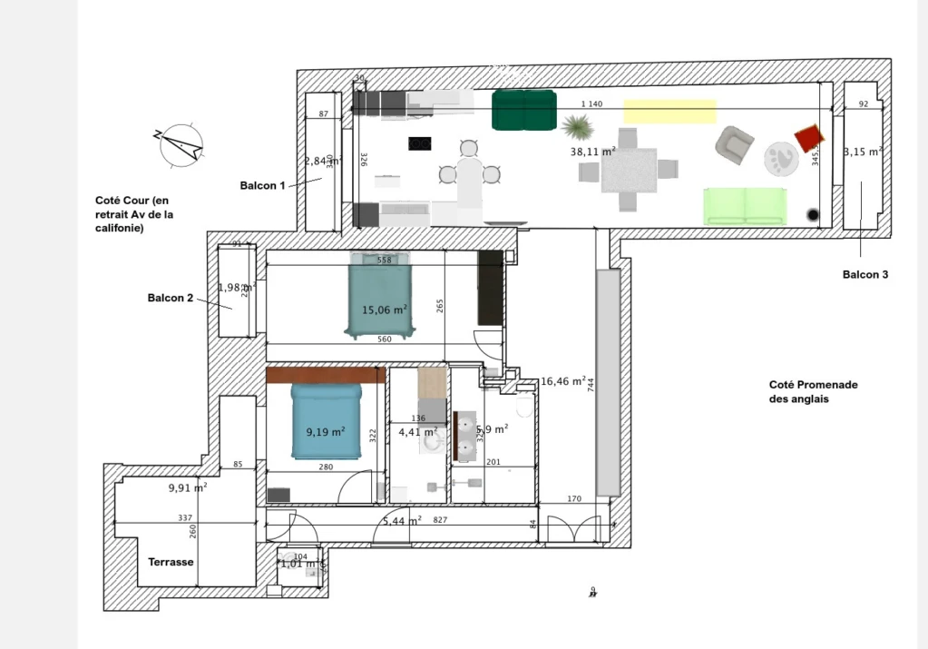 Appartement - 3 pièces - 97.0 m² 16