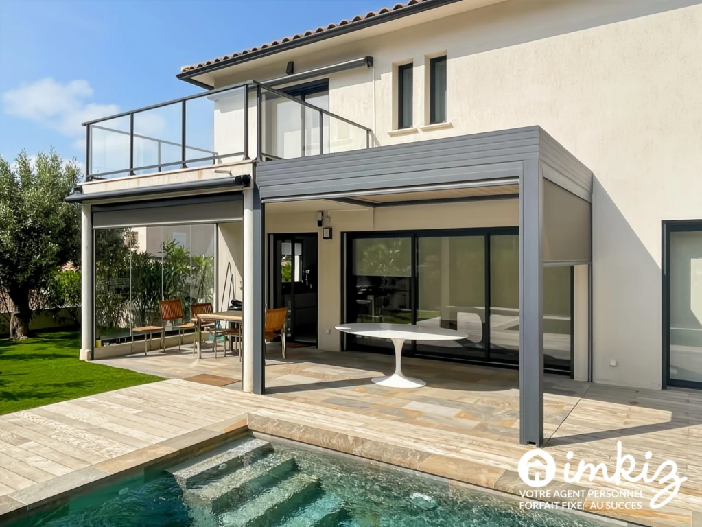 Villa 4 suites - piscine - crique indiv - solarium 7
