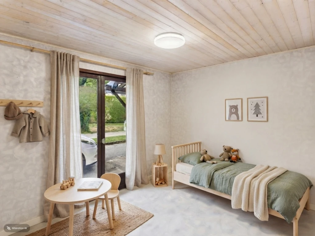 Maison de plein pied sur terrain de 1550m2 environ 5