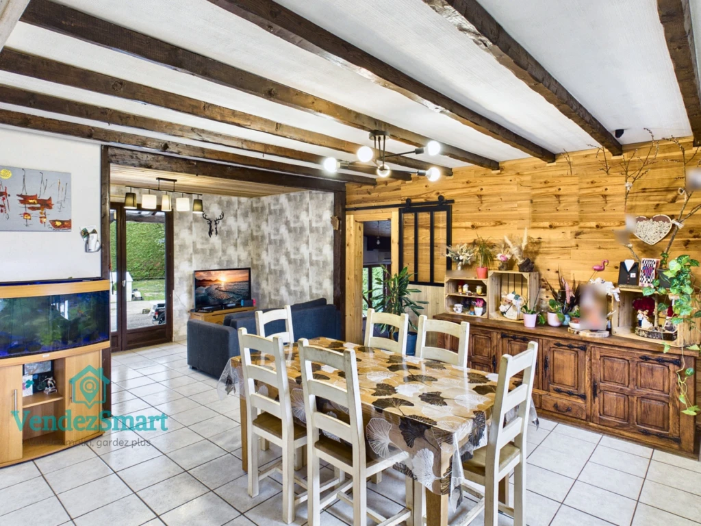 Maison de plein pied sur terrain de 1550m2 environ 2