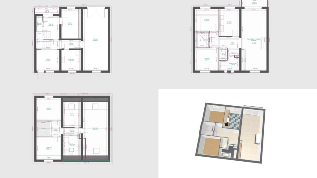 Maison familiale basse consommation 7 chambres 5