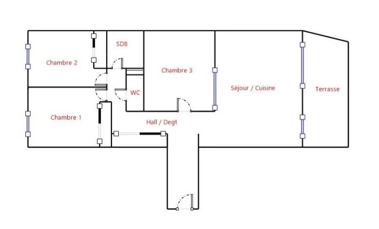 Vente appartement T3 Marseille (Camas) + Box 10