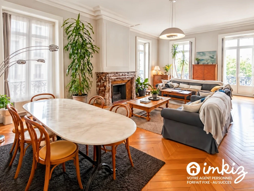 Proche place Carnot : 4 pièces 112m². Vendu loué. 1
