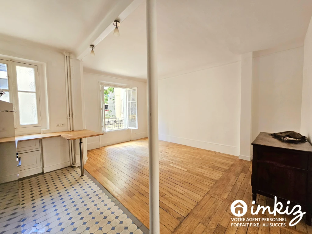 Paris 15ème 44 m² traversant, calme et lumineux 2