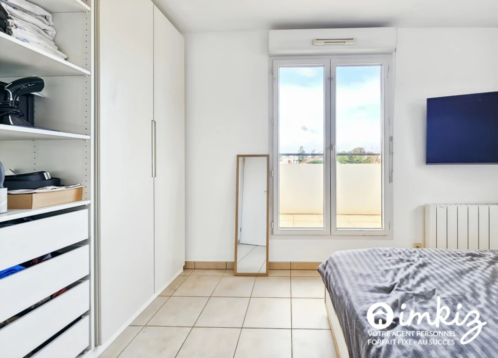 3 pièces de 66 m² au dernier étage avec terrasse 10