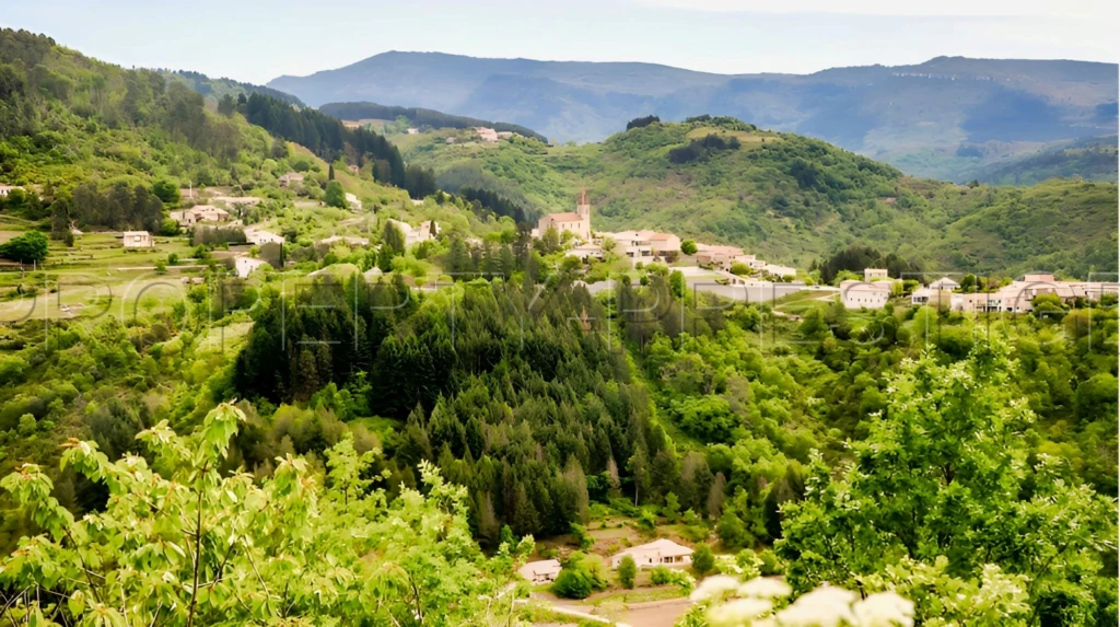En ARDECHE ET SEUL AU MONDE SUR 13 ha ET RIVIERE PRIVEE 2