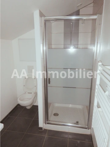 salle d'eau avec douche et WC