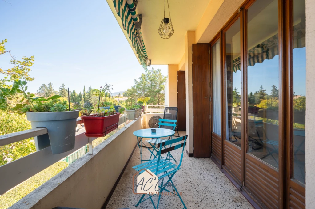 Balcon côté séjour
