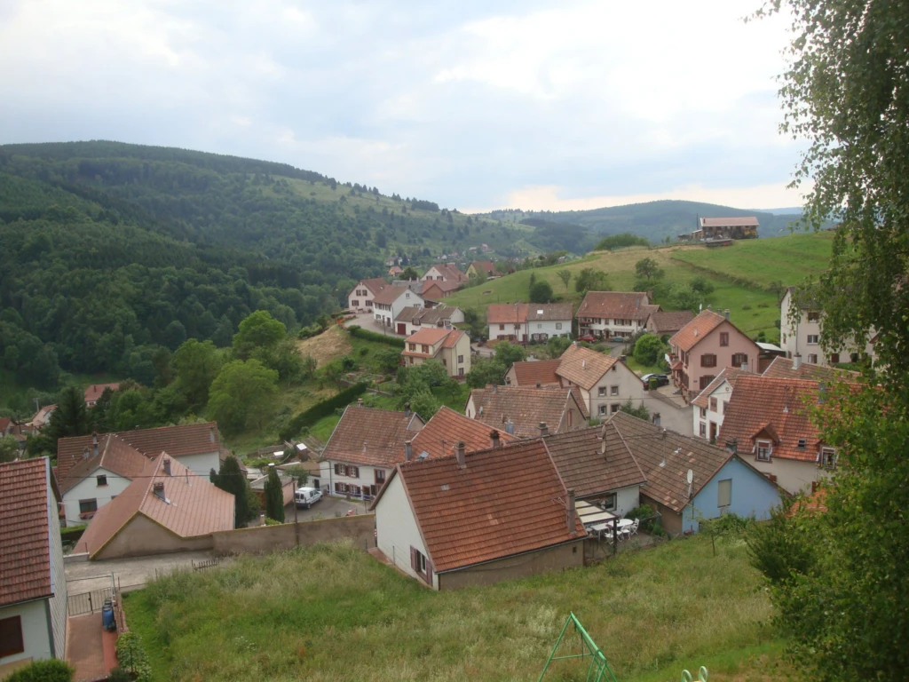 Vue dominante sur le village