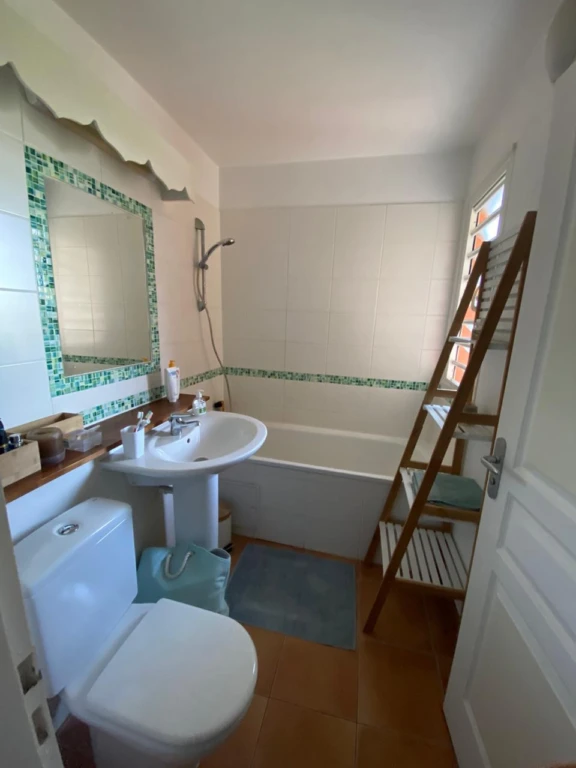salle de bains avec WC chambre parentale