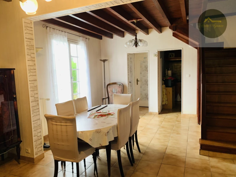 séjour salon avec cheminée insert