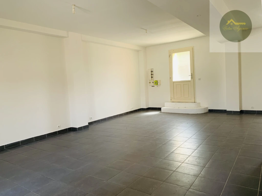 entrée sur séjour-salon