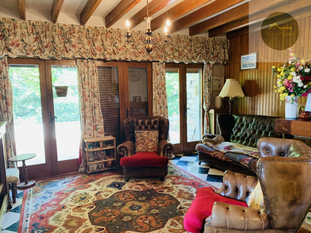 salon séjour avec cheminée
