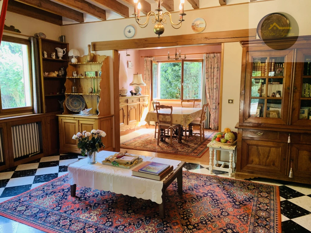 salon séjour avec cheminée