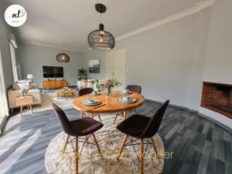Maison belle hauteur sous plafond, lumineuse avec 5 chambres et garage au calme