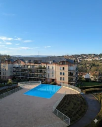 VUE DEPUIS LE SALON/ CUISINE/TERRASSE