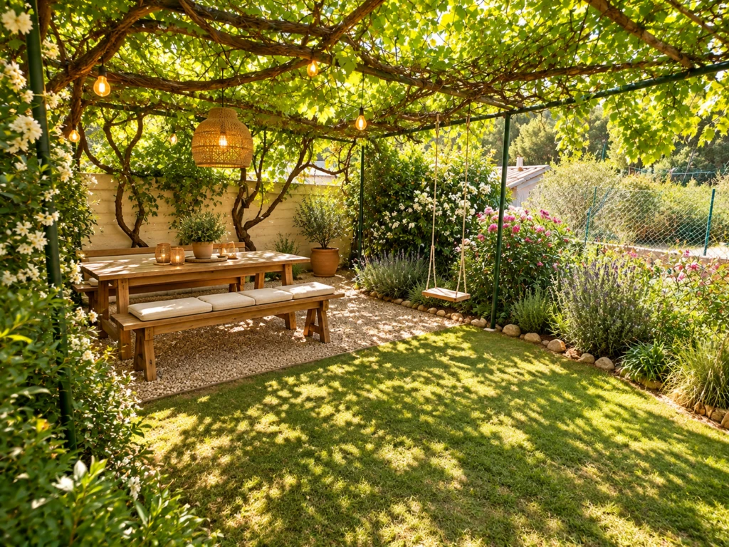 jardin coté arborer