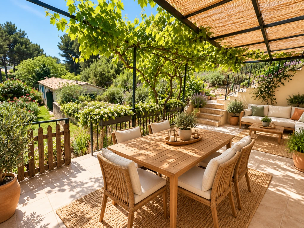 terrasse maison bas