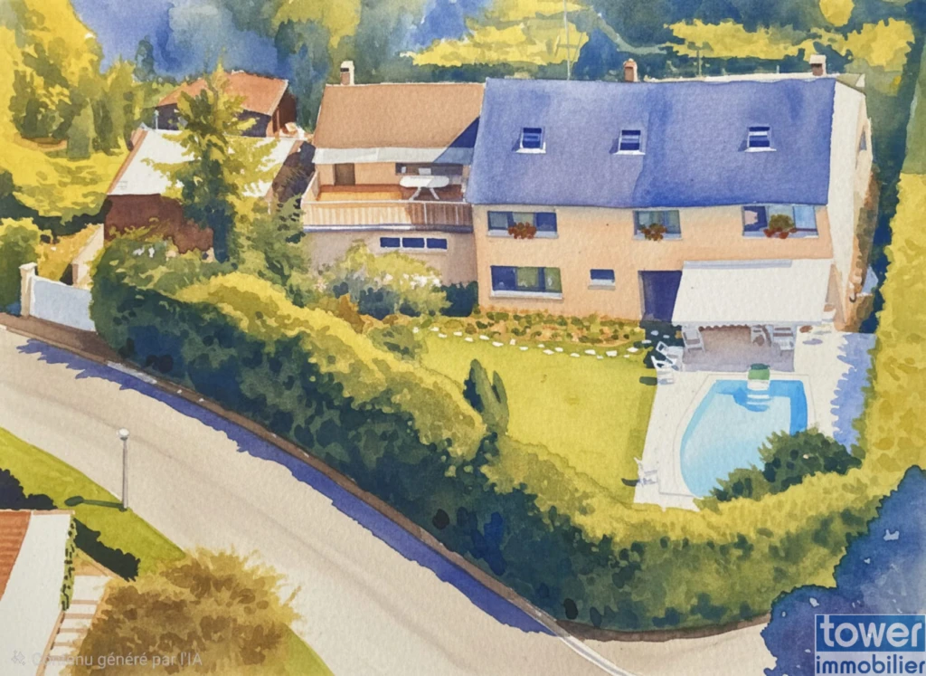 aquarelle générée avec IA