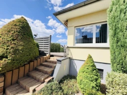 Entrée maison individuelle plain pied a vendre 68260 kingersheim proche  sausheim baldersheim
