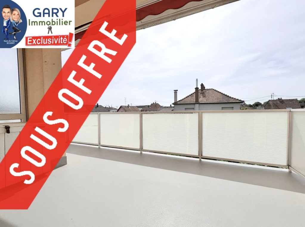 Terrasse appartement 5 pieces a vendre residence Pfastatt 68120 proche richwiller illzach