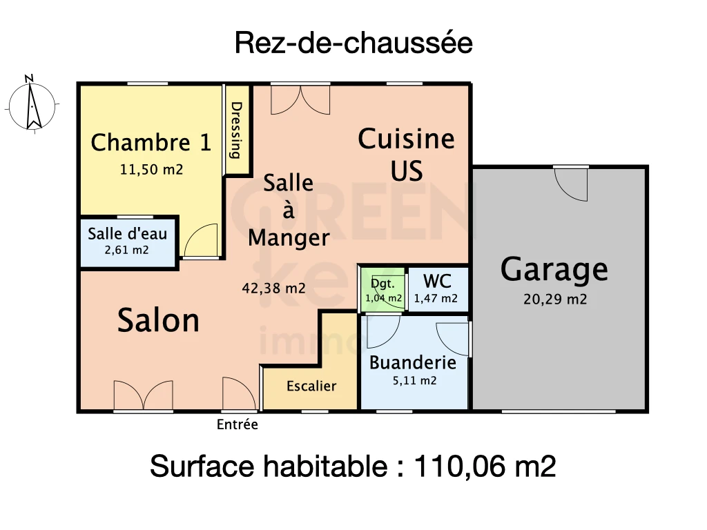 plan rez-de-chaussée